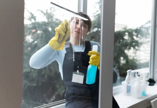 Nettoyage de vitres intérieures et extérieures à Champagnat